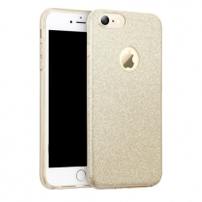 Apple iPhone 14 Plus (6,7") Glitteres szilikon tok, arany