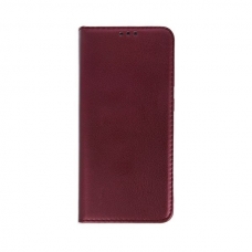 Samsung Galaxy S25 Ultra, S938 Magnet oldaltnyitós tok, burgundi